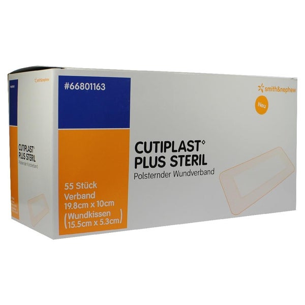 Cutiplast Plus Steril 10x19,8 cm Verband 55 St