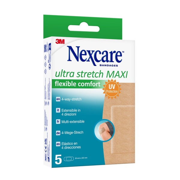 Nexcare Ultra Stretch Comfort Flexible Maxi Strips 5 St