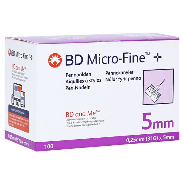 BD Micro-fine+ Pen-nadeln 0,25x5 mm 31 G 100 St