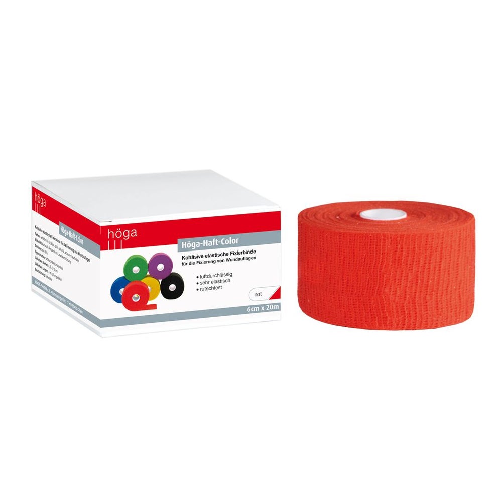 Höga-haft Color Fixierb.6 cmx20 m rot 1 St