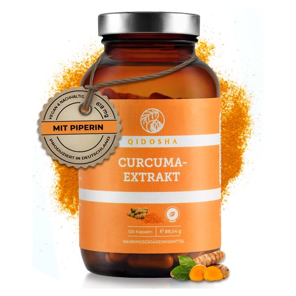QIDOSHA Curcuma Komplex mit Piperin 120 St