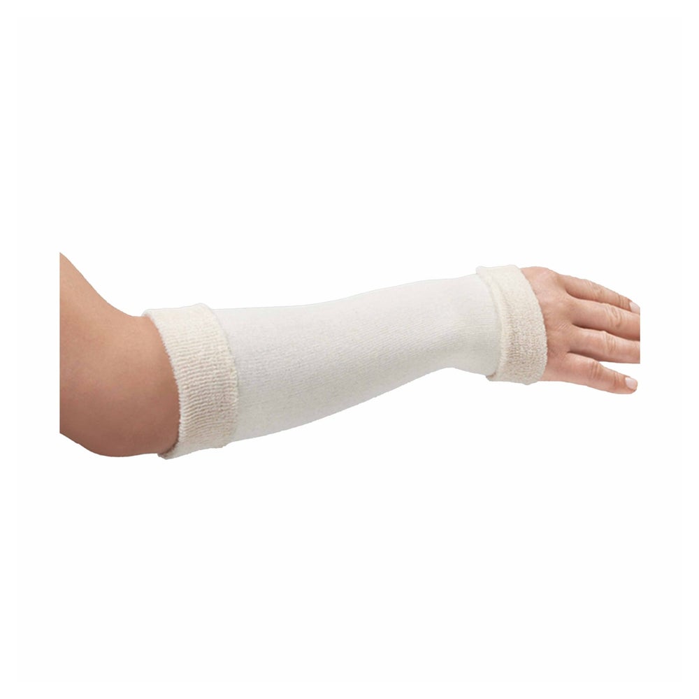 Lohmann & Rauscher tg soft Polsterschlauchverband, haftet am Cast, hautfreundlich - 1 Stück, S für Unterarm, Kinderarm, Kinderbein 1 St