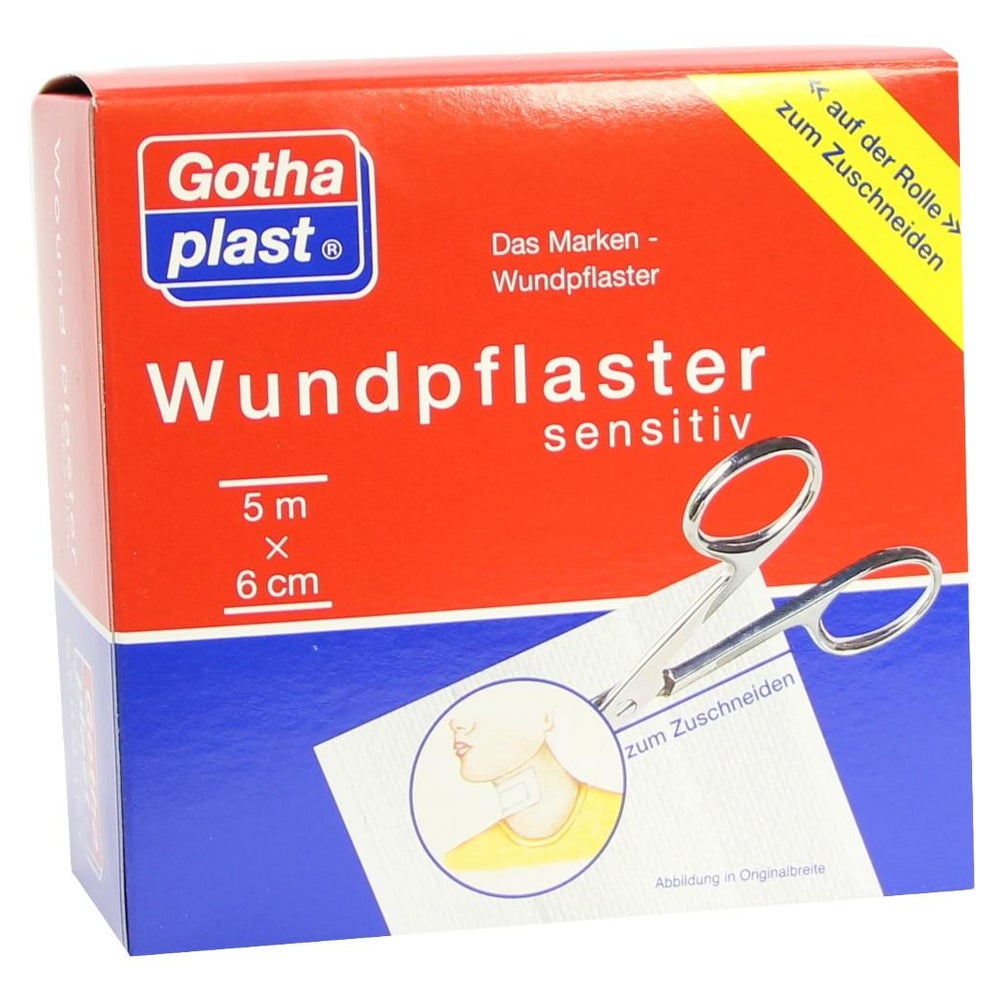 Gothaplast Wundpflaster, sensitiv 6 cmx5 m 1 St