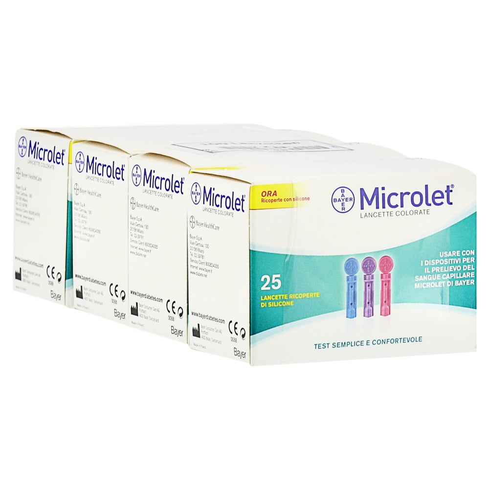 Microlet Lanzetten Farbig 100 St