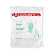 NOBA Besucherkittel weiß 10 Stück - M 10 St