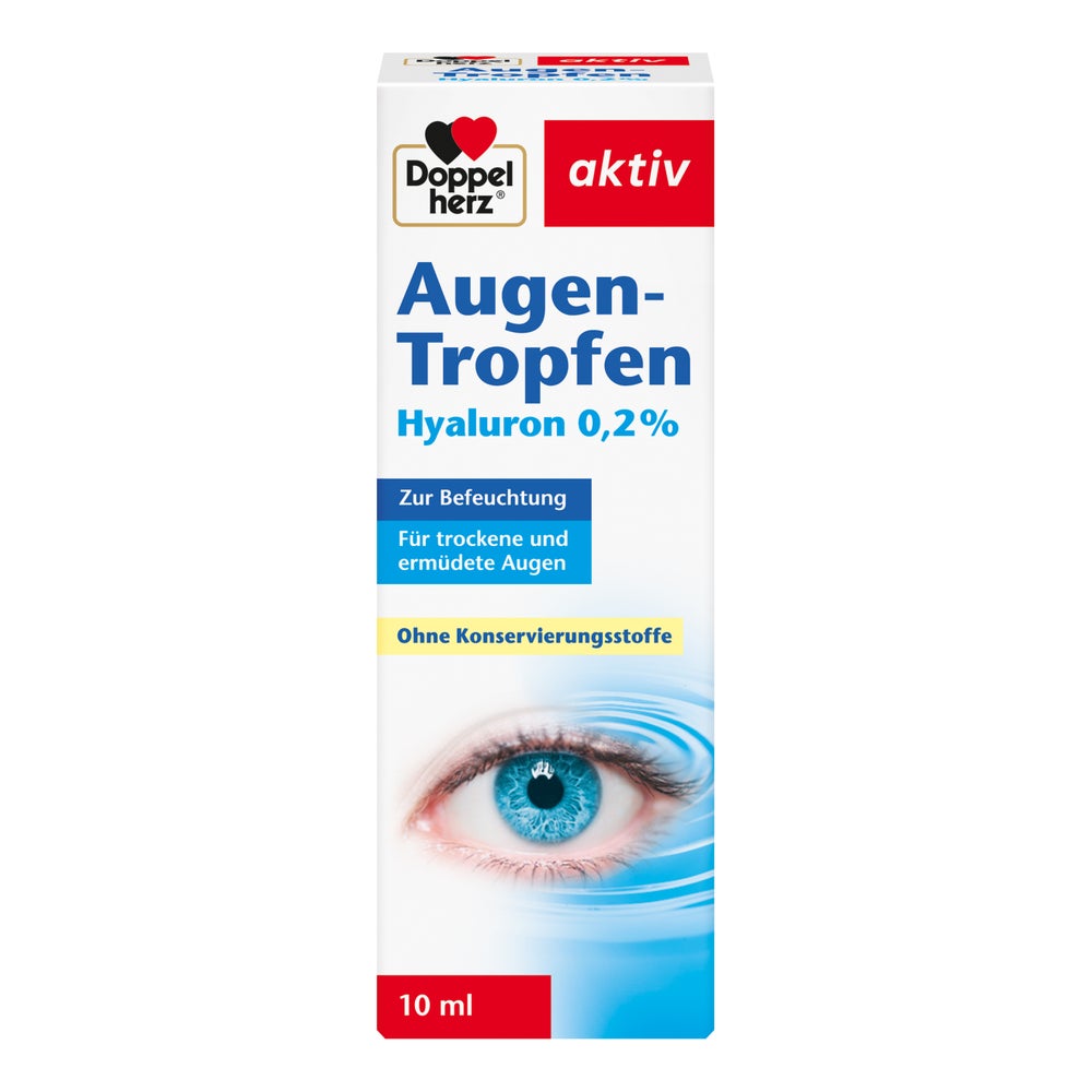 Doppelherz aktiv Augen-Tropfen Hyaluron 0,2% 10 ml