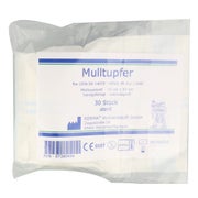 Mulltupfer 15x15 cm walnussgroß steril 30 St