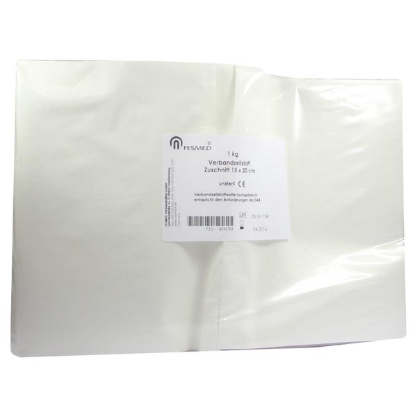 Verbandzellstoff Hochgebleicht 15x20 cm 1000 g