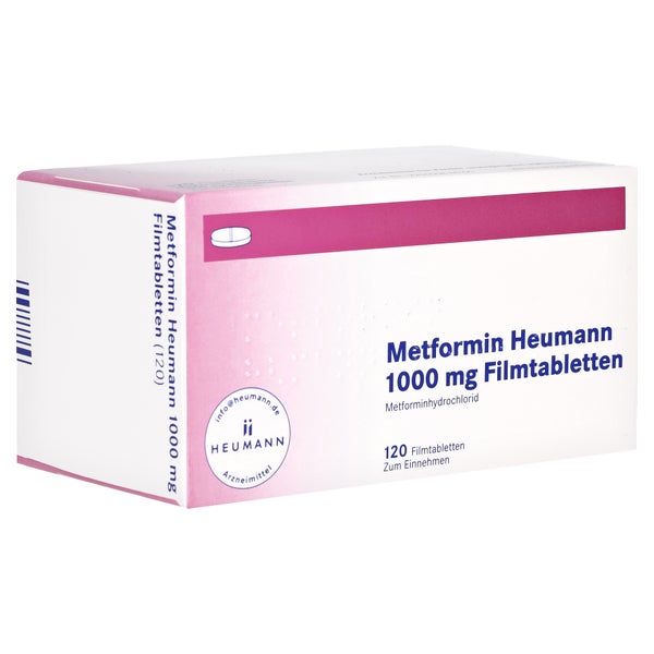 Metformin Heumann 1000 mg Filmtabletten 120 St