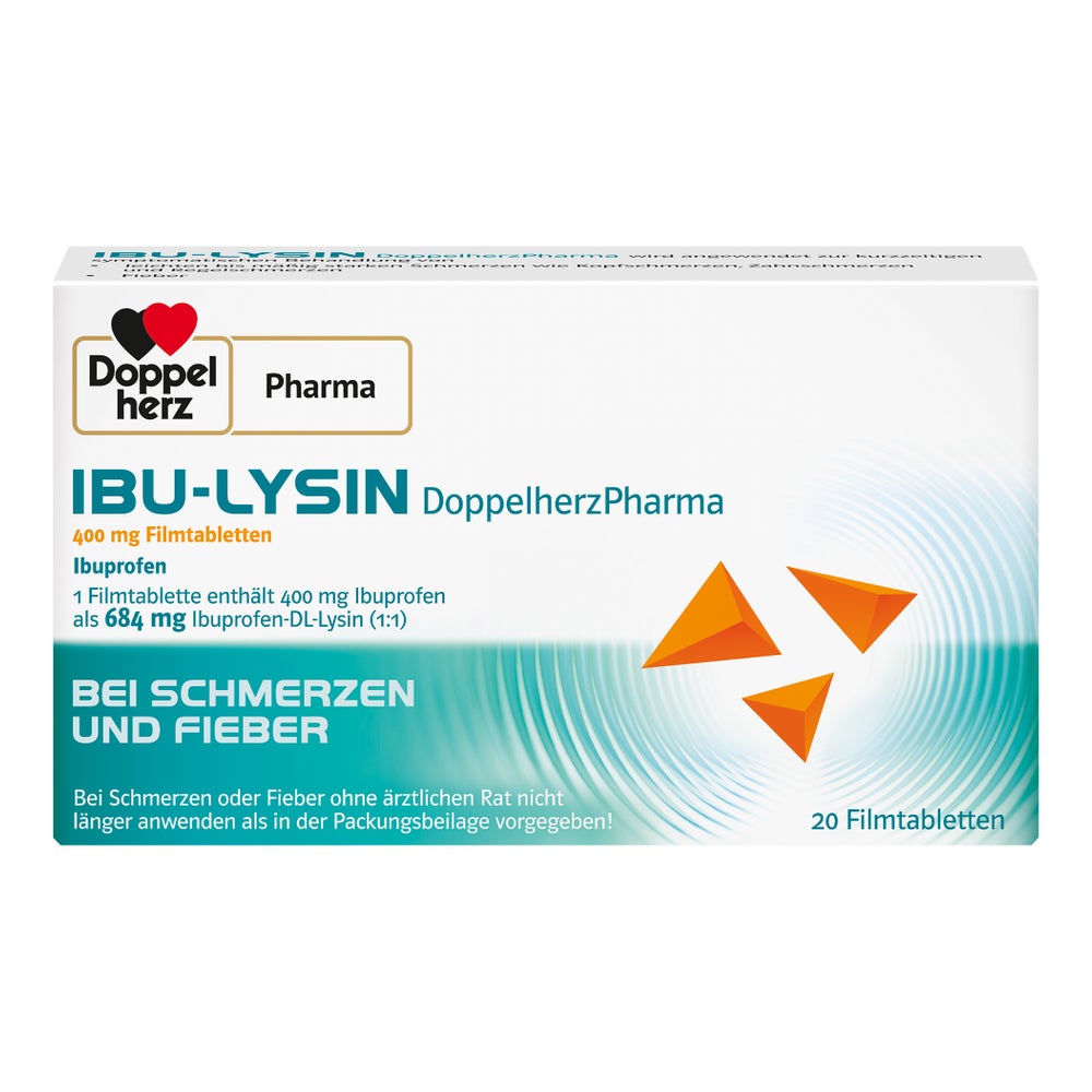 IBU-LYSIN DoppelherzPharma 400 mg 20 St
