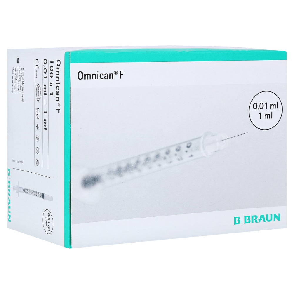 Omnican F 1 ml Feindosierungspritzen 1 ml 30 100 St