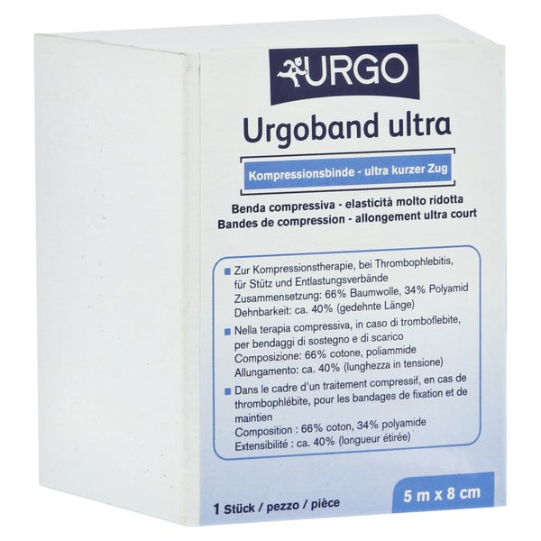 Urgoband Ultra Ultrakurzzugbinde 8 cmx5 1 St