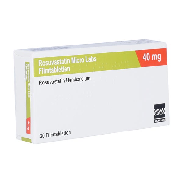 ROSUVASTATIN Micro Labs 40 mg Filmtabletten 30 St