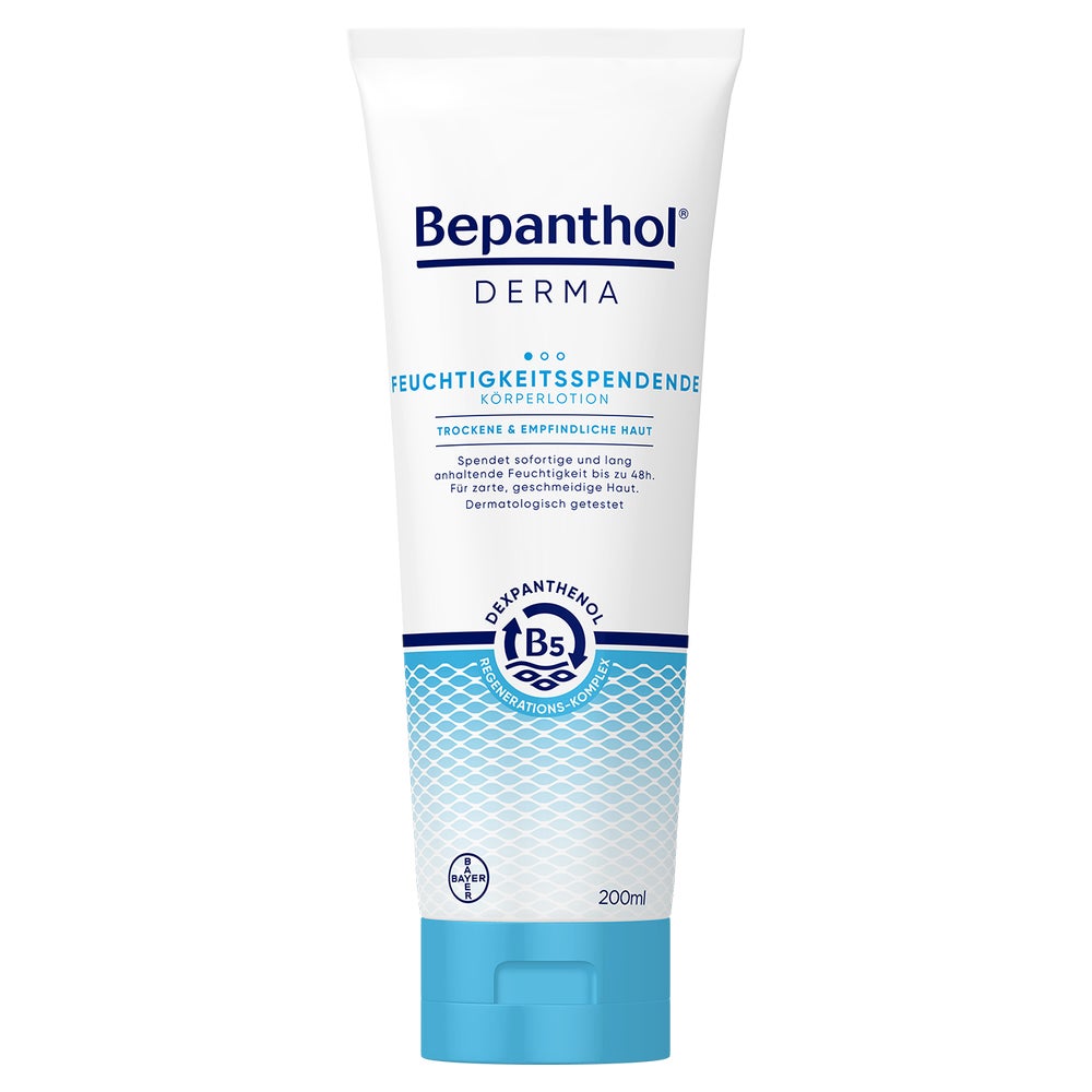 Bepanthol DERMA Feuchtigkeitsspendende Körperlotion, 200ml Tube 1X200 ml