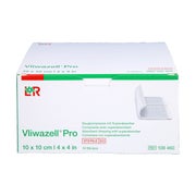Produktabbildung: Lohmann & Rauscher Vliwazell Pro Saugkompressen, steril - 1 Packung = 10 Stück, Maße: 10 x 10 cm 10 St