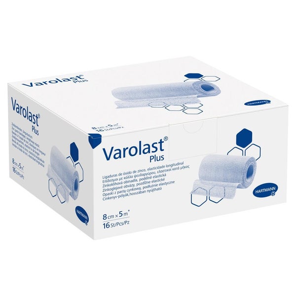 Hartmann Varolast Plus Zinkleimbinden 5 m x 8 cm (16 Stck.) 16 St