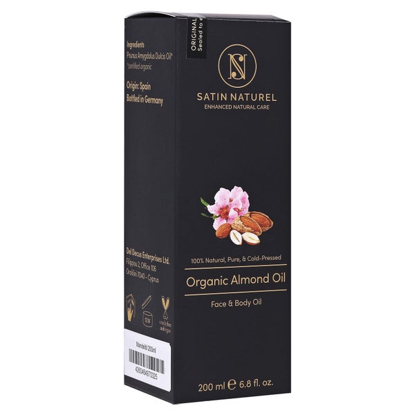 Satin Naturel Bio Mandelöl kaltgepresst vegan 200 ml