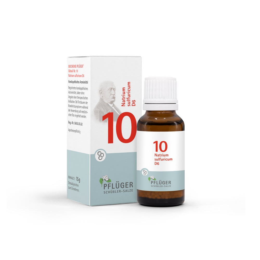 Biochemie Pflüger Schüßler-Salz Nr. 10 Natrium sulfuricum D6 15 g