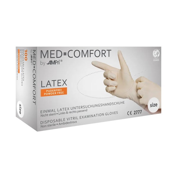 MED Comfort Latex U.Hands.unste.puderfre 100 St 100 St