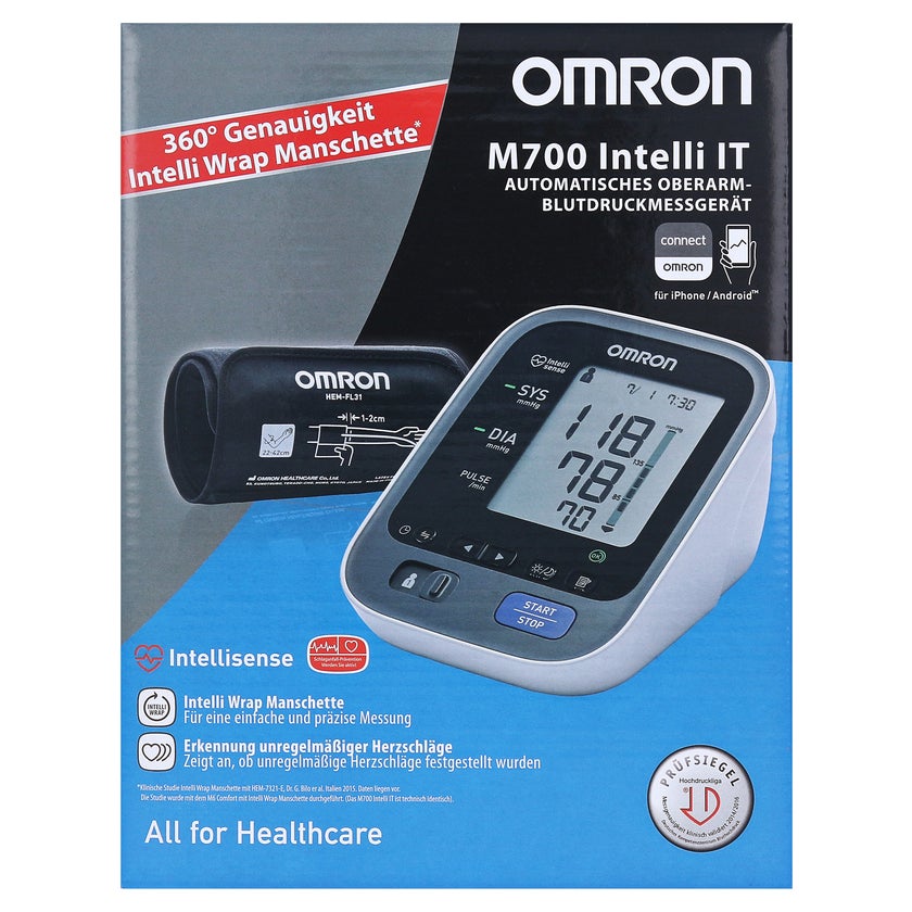 Omron M700 Intelli IT Oberarm Blutdruckm 1 St, 1 St online kaufen 