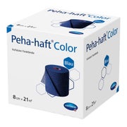 Hartmann Peha-haft Fixierbinde, 21 m, selbsthaftend, blau - 8 cm / 1 Packung = 1 Binde (21 m) 1 St
