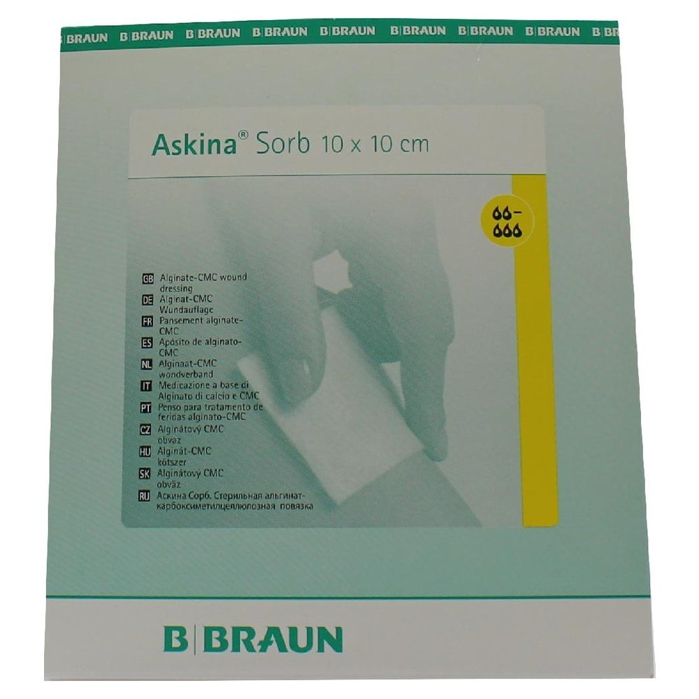 Askina Sorb Alginat CMC Wundauflage 10x1 10 St