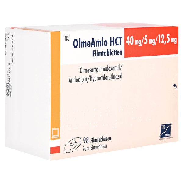 OLMEAMLO HCT 40 mg/5 mg/12,5 mg Filmtabletten 98 St