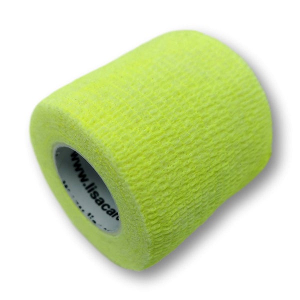 Lisacare Pflasterverband 5cmx4.5m Neongelb 1 St