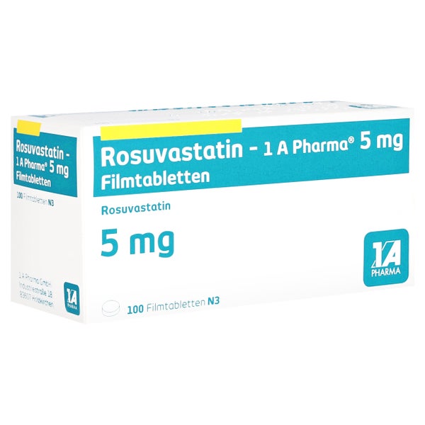 ROSUVASTATIN-1A Pharma 5 mg Filmtabletten 100 St