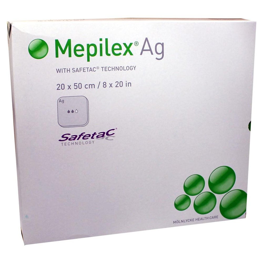 Mepilex Ag Schaumverband 20x50 cm steril 2 St
