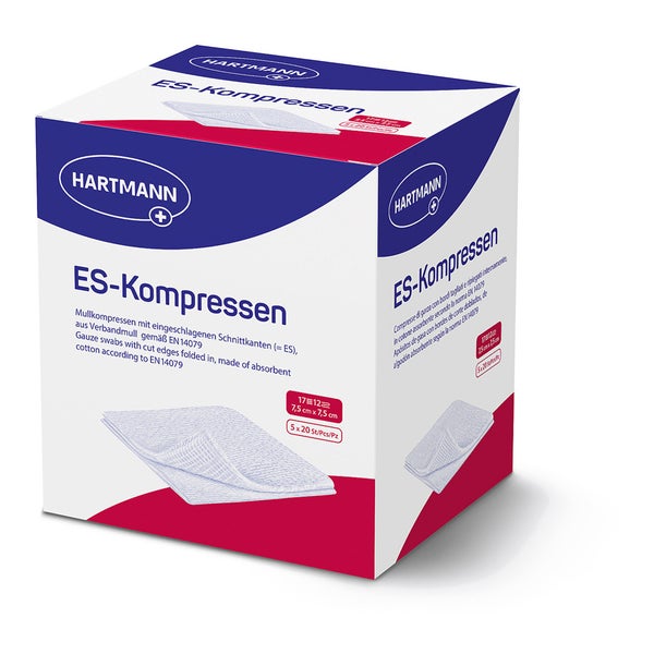 ES-Kompressen steril 7,5x7,5 cm 12f 5X20 St