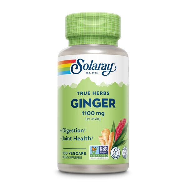 Ingwerwurzel 1100 Mg Solaray Kapseln 100 St