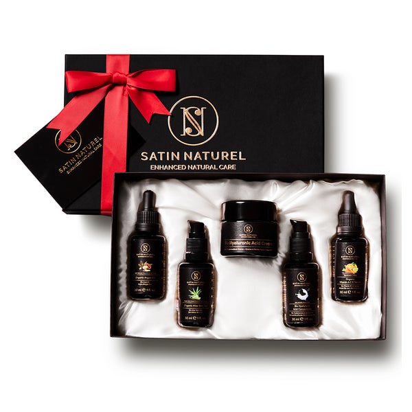 Satin Naturel Bio Anti-Aging Geschenkset Frauen 5X30 ml