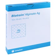 Biatain Alginate Ag Kompressen 10x10 cm 10 St