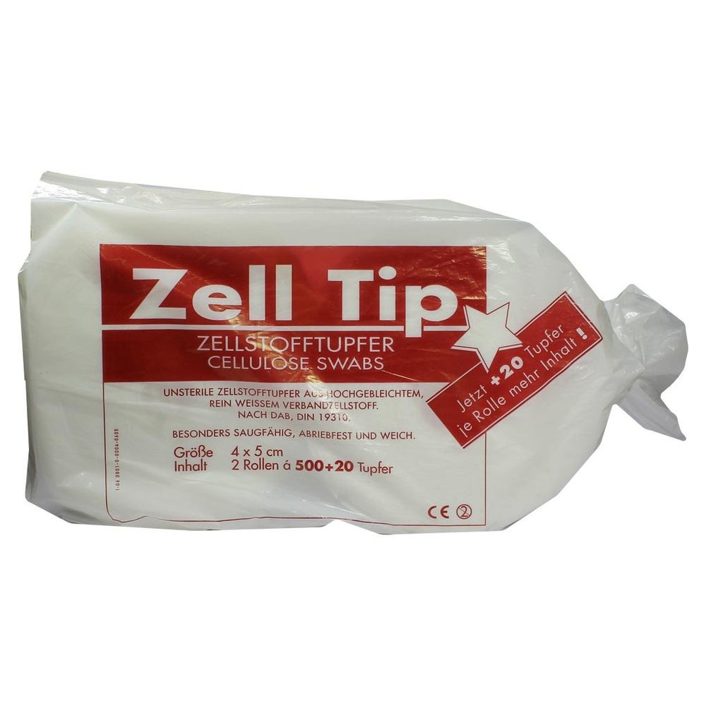 Zellstofftupfer 4x5 cm 2X500 St