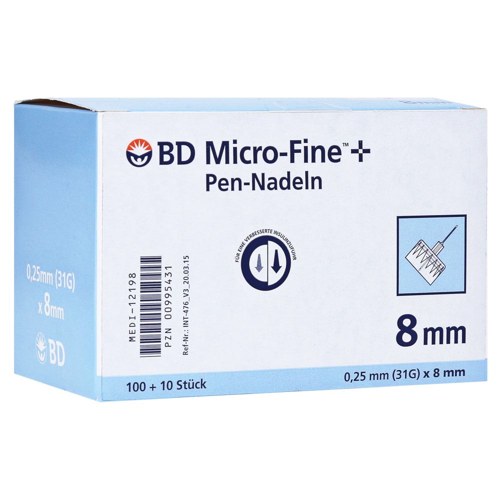 BD Micro-fine Pen-nadeln 0,25x8 mm 110 St