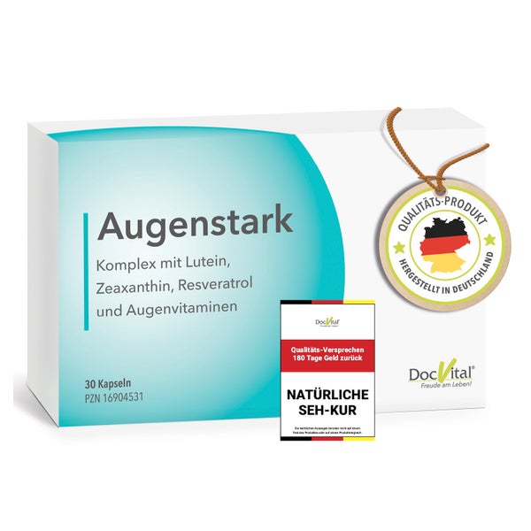 DocVital® Augenstark – Lutein, Zeaxanthin & Vitamine 30 St