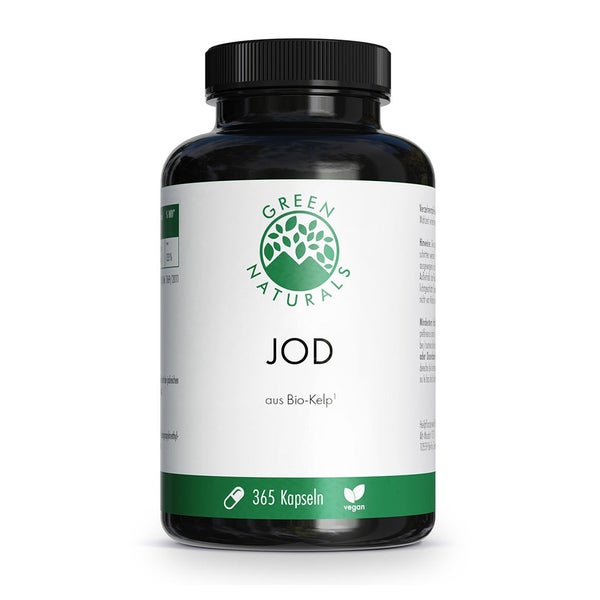 GREEN NATURALS Jod aus Bio-Kelp 200 ug 365 St