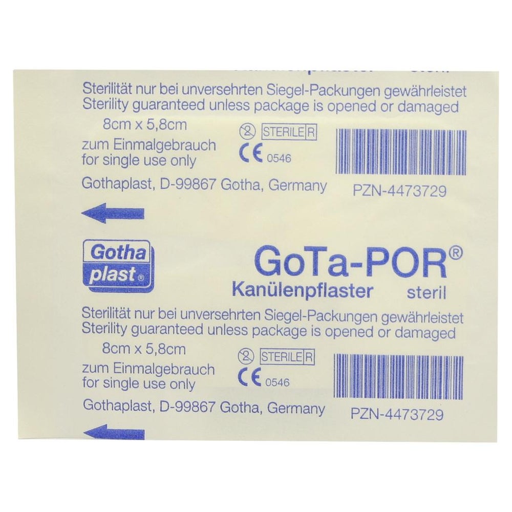 Gota-por Kanülenpflaster 58x80 mm 1 St