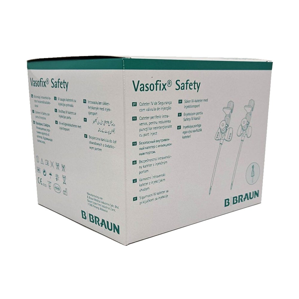 Vasofix Safety Kanüle 22 G 0,9x25 mm bla 50 St