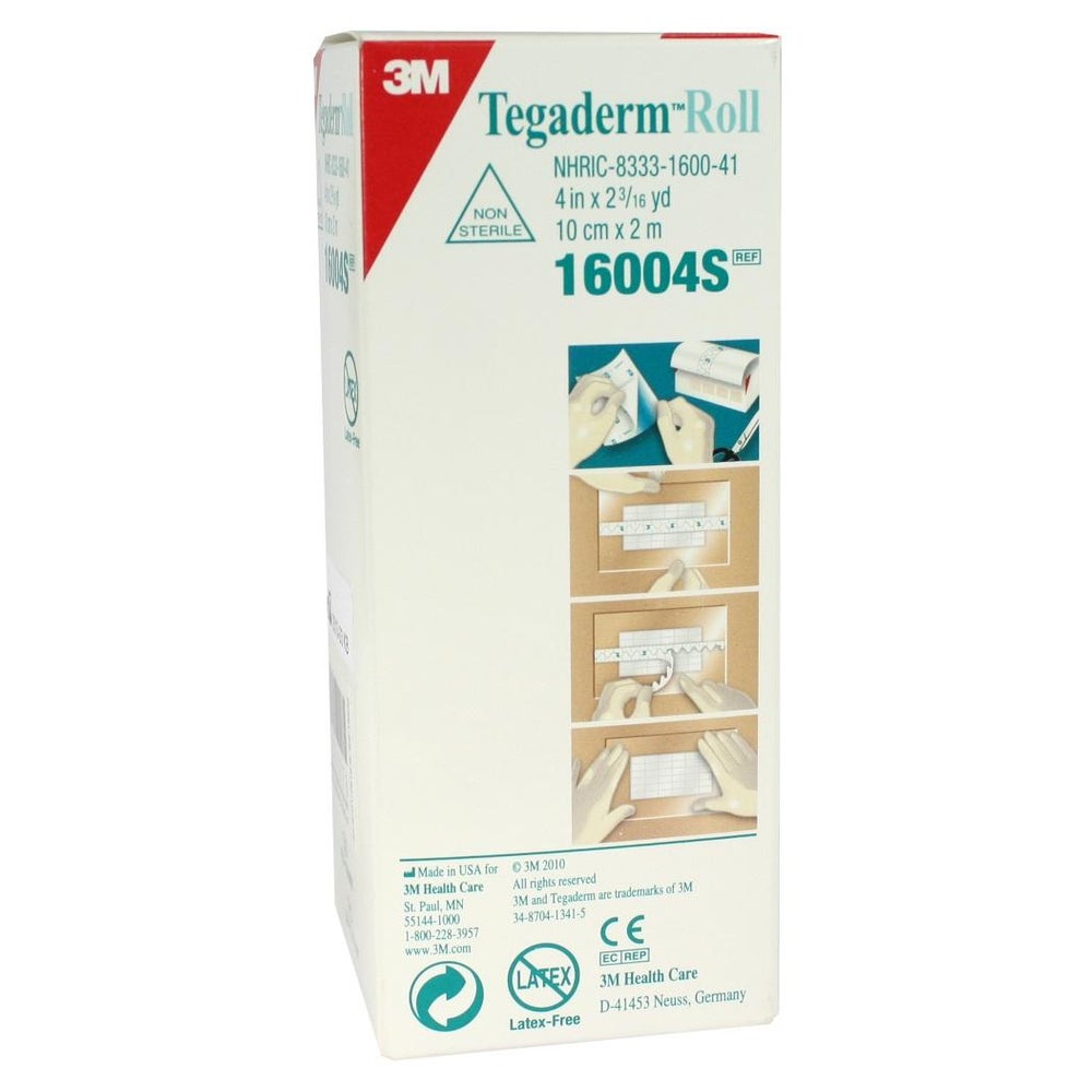 Tegaderm 3M Roll 10 cmx2 m 16004S 1 St