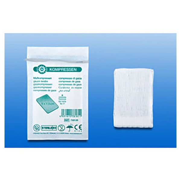 Noba Mullkompressen steril 8-lagig 100 x 1 Stück 5 x 7,5 cm 100 St