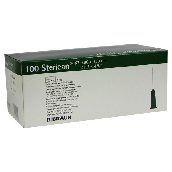 B.Braun Sterican Sonderkanülen (100 Stck.) - 0,80 x 120 mm 100 St