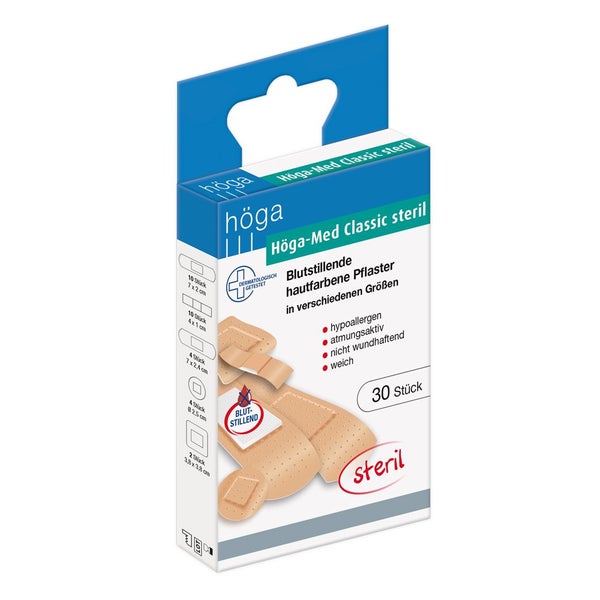 Höga-med Classic Steril blutstill.Pflast 30 St