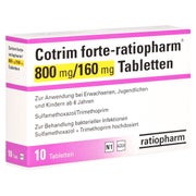 COTRIM forte-ratiopharm 800 mg/160 mg Tabletten 10 St