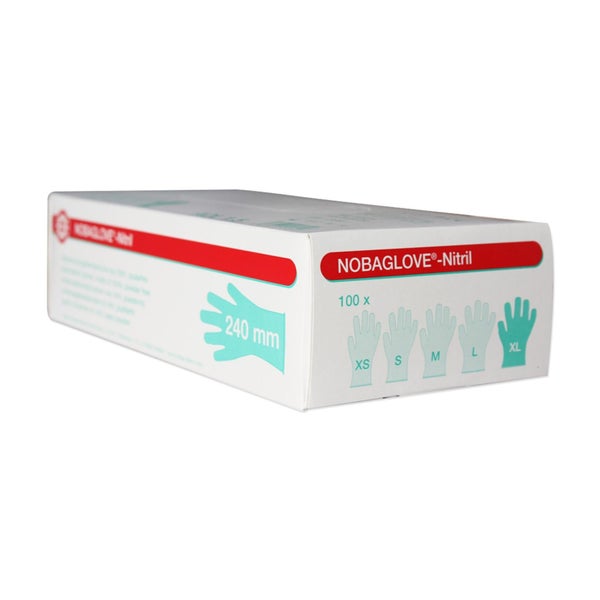 NOBA Nobaglove Nitrilhandschuhe puderfrei weiß 100 Stück - L 100 St