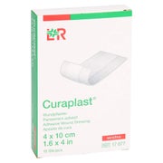 Produktabbildung: Lohmann & Rauscher Curaplast sensitive Wundschnellverband, zuschneidbar – weich und hautfreundlich - 1 Packung = 10 Stück, Maße: 4 x 10 cm 10 St