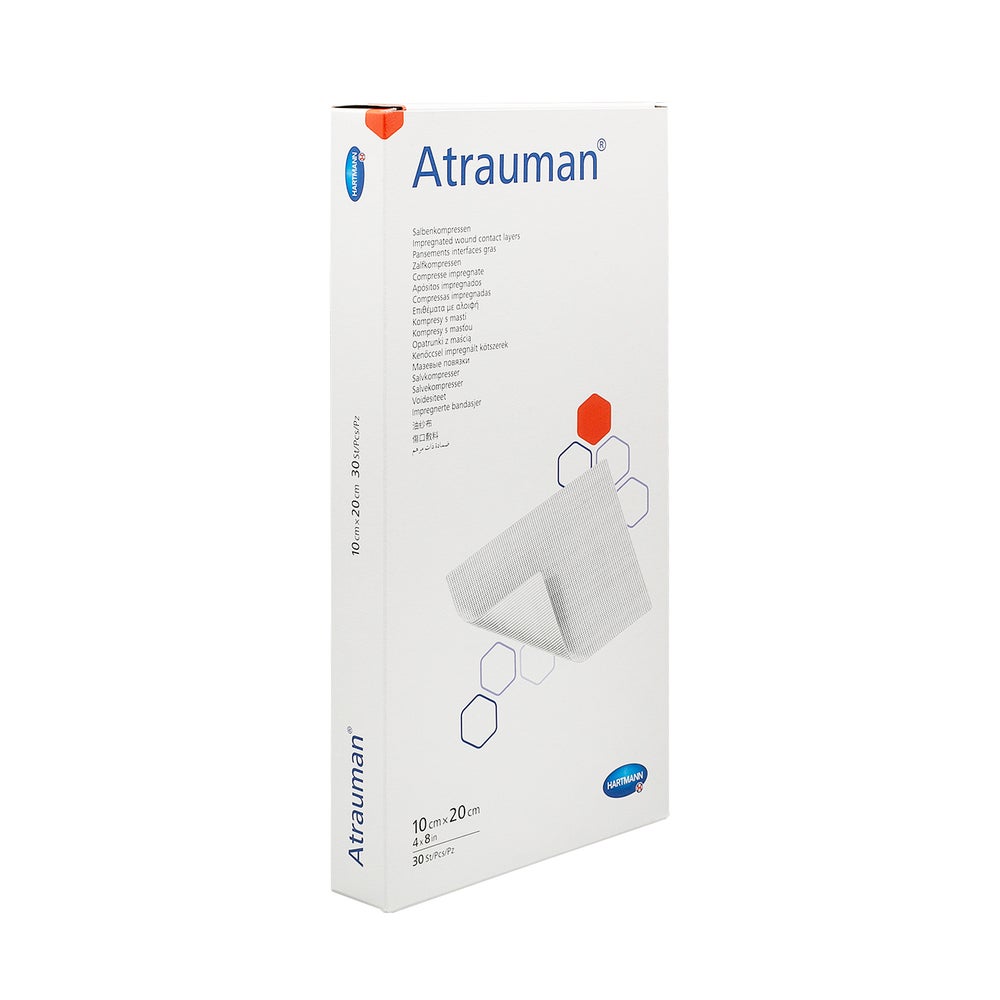 Atrauman 10x20 cm steril Kompressen 30 St