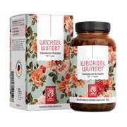 Produktabbildung: Wechseljahre Komplex mit Yamswurzel, Baldrian, Eisen, Vitamin B9 & B12 & Rotklee - WECHSELWUNDER - 90 vegane Kapseln - NATURTREU® 90 St