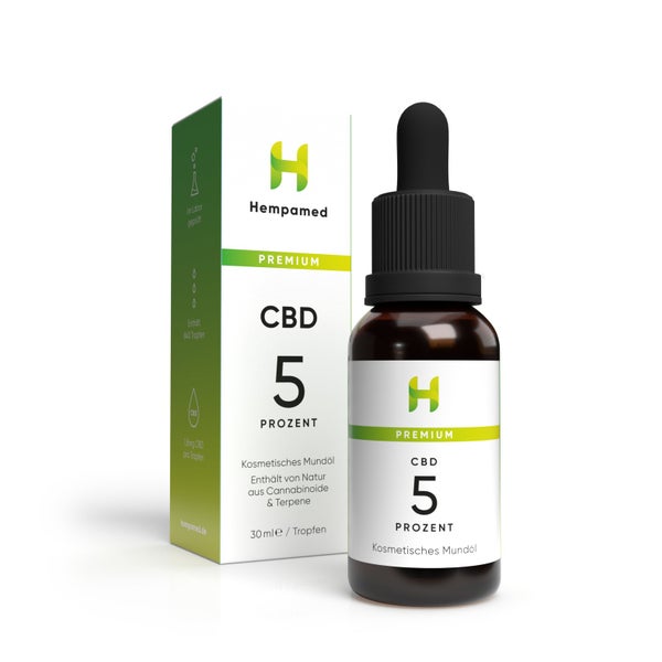 Hempamed Cbd Premium Mundöl 5% 30 ml